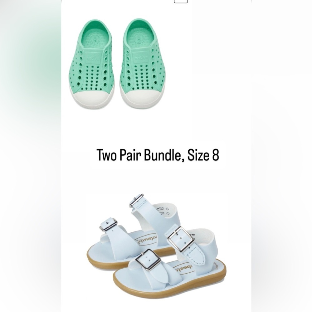 💙 Footmates EcoTide + Native Jefferson Shoes Bundle | Size 8 | Summer Must-Haves